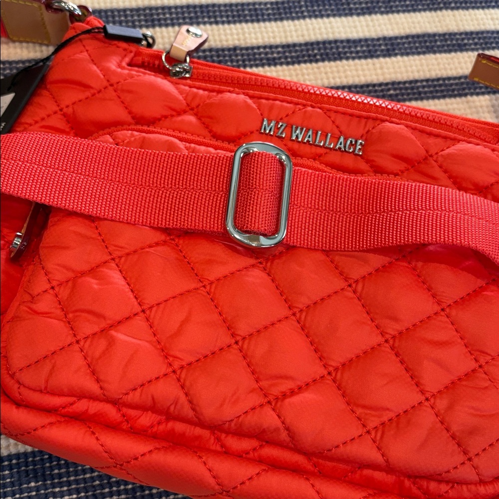 NWT MZ Wallace Metro Scout Deluxe Crossbody Bag in Poppy - Picture 6 of 14